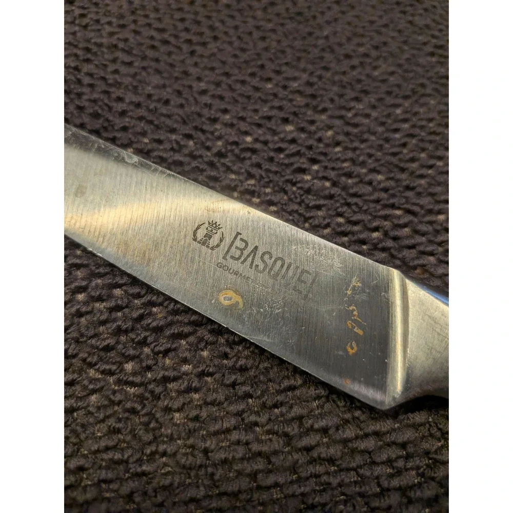 Basque Gourmet Stainless Steel Steak Knife Modern Ergonomic Cutlery